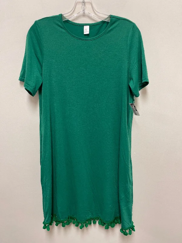 Green Dress Casual Short Clothes Mentor, Size M