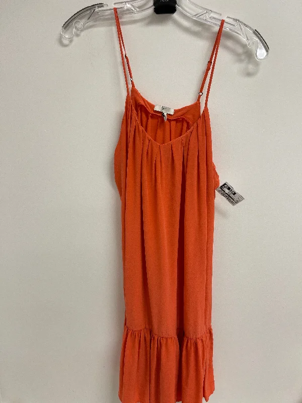 Orange Dress Casual Short Joie, Size M